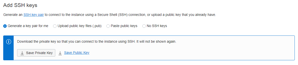 Add SSH keys