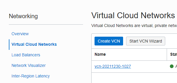 Virtual Cloud Networks